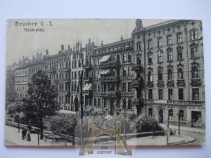 Bytom, Beuthen, Kaiserplatz, leporello, ca. 1910