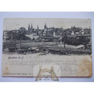 Bytom, Beuthen, panorama, 1905