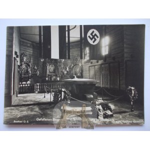 Bytom, Beuthen, kościół , tablice pamiątkowe, propaganda nazistowska, 1934