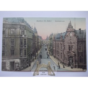 Bytom, Beuthen, ulica Dworcowa, 1909