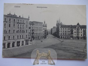 Zabrze, Hindenburg, Krakowski Square, ca. 1920
