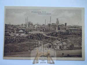 Zabrze, Hindenburg, Donnersmarck ironworks, circa 1920.
