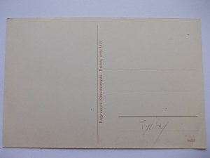 Tychy, Paprocany, school, hunting lodge, inn, ca. 1910