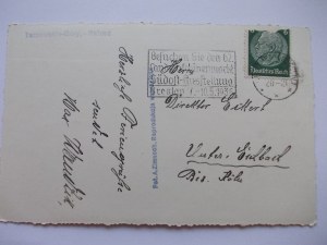 Tarnowskie Góry, City Hall, ca. 1930 (sent during the occupation)