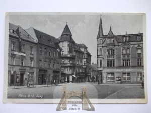 Pszczyna, occupation, market, 1942