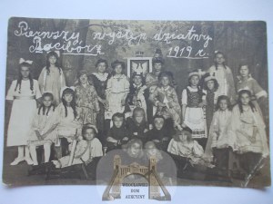 Racibórz, first performance by a child, school play, 1919
