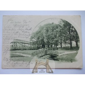 Racibórz, Ratibor, park miejski, 1901