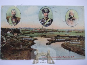 Myslowice, Myslowitz, triangle of 3 emperors, emperors, 1909