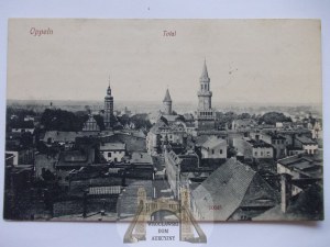 Opole, Oppeln, panorama, 1920