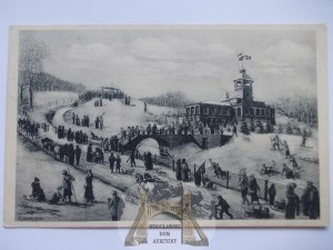 Opole, Oppeln, Winow, winter sports, 1917