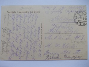 Opole, Oppeln, Winow, winter sports, 1917
