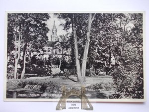 Opole, Oppeln, park, 1937