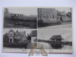 Źlinice near Opole, labor camp for women, inn, bakery, ca. 1940.