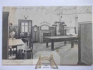 Shore, Brieg, German House, interior, billiards, 1908