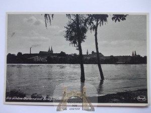 Shore, Brieg, flood, 1943