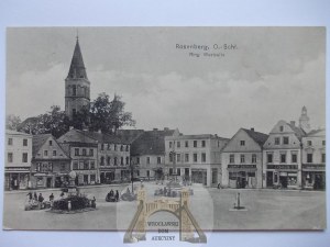 Olesno, Rosenberg, Market Square, 1915