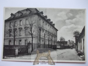 Olesno, Rosenberg, street, court, circa 1940.