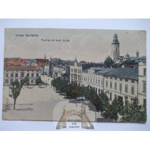 Strzelce Opolskie, Gross Strehlitz, Rynek, ok. 1922