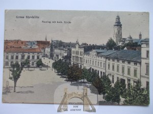 Strzelce Opolskie, Gross Strehlitz, Market Square, ca. 1922