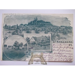 Góra Świętej Anny, klasztor, szkoła, Rynek, ok. 1902