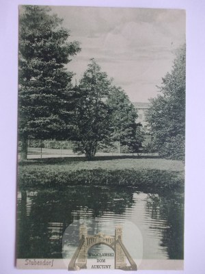 Izbicko near Strzelce Opolskie, park, 1913