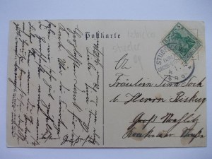 Izbicko near Strzelce Opolskie, park, 1913