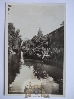 Namyslow, Namslau, Partie an der Weide, 1938