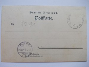 Peace, Carlsruhe, lithograph, 1897