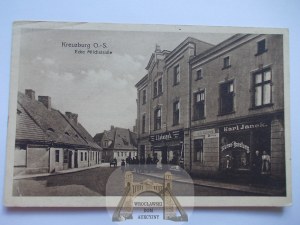 Kluczbork, Kreuzburg, street, stores, 1921