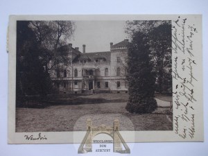 Wędrynia near Kluczbork, palace, ca. 1928