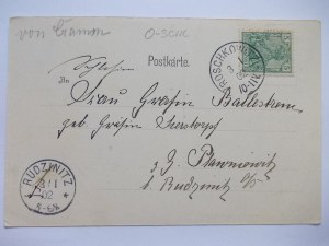 Roszkowice near Kluczbork, palace, 1902