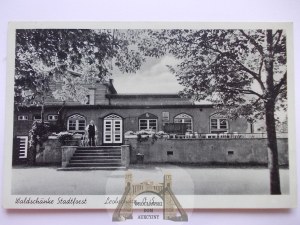 Glubczyce, Leobschutz, tavern in the town forest, circa 1940.