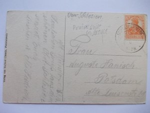 Pomorzowice near Glubczyce, skle, church, palace, ca. 1914