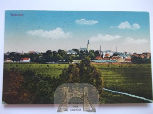 Kietrz near Glubczyce, panorama, ca. 1922