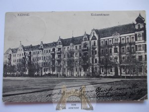 Nysa, Neisse, Piastowska Street, 1914