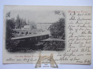 Neisse, Neisse, in front of Berlin gate, 1899