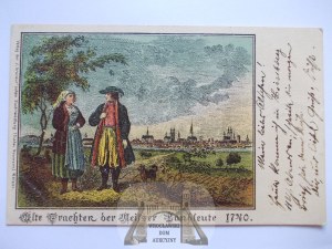 Nysa, Neisse, folk stories, reproduction of print, 1901