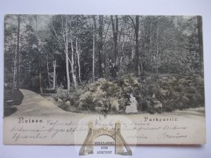 Nysa, Neisse, park, 1906