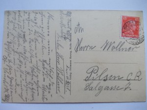 Nysa, Neisse, Neuland, panorama, 1923