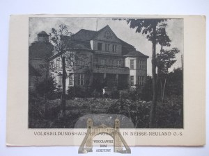 Nysa, Neisse, Neuland, school, ca. 1920