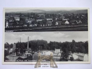 Slawniowice near Nysa, panorama, factory, ca. 1936