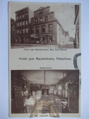Paczków, Patschkau, hotel zum Rautenkranz, 1933