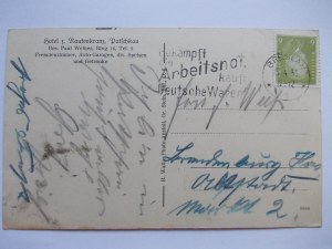 Paczków, Patschkau, hotel zum Rautenkranz, 1933