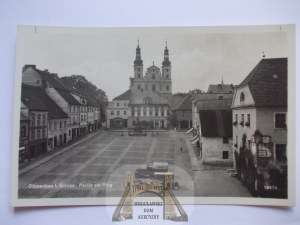 Otmuchow, Ottmachau, Market Square, circa 1940.