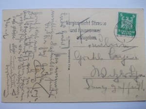 Wrocław, Breslau, Green Ship restaurant, 1924