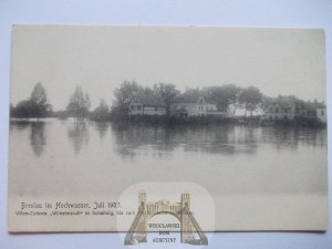 Wroclaw, Breslau, Zacisze, flood 1903