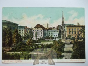 Wrocław, Breslau, Polish Square, 1907