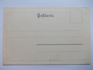 Wrocław, Breslau, Szczytnicki bridge, ca. 1900