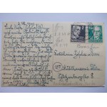 Wrocław, Breslau, Dyrekcja Kolei, święto śpiewacze, propaganda, 1937 (wysłana 1949 r.)