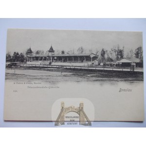 Wrocław, Breslau, Dąbie, tor wyścigów kolarskich, ok. 1900